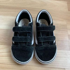 Black Velcro Size 10 Vans